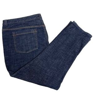 Venezia Tummy Control Straight Leg Jeans, Dark Wash, Plus Size Ladies 28